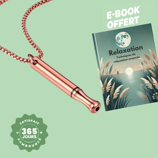 Collier Apaisant Anti Stress et Anxiétés + e-Book Offert - Relaxa™